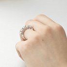 Золотое кольцо (фианиты) к04537 от ювелирного магазина Оникс - 4