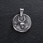 Срібний кулон "Знак зодіаку Телець" 133221тілець от ювелирного магазина Оникс