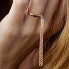 Кольцо с цепочками (красное золото) к07623 от ювелирного магазина Оникс - 7
