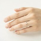 Золотое кольцо с бриллиантами кб03030 от ювелирного магазина Оникс - 1