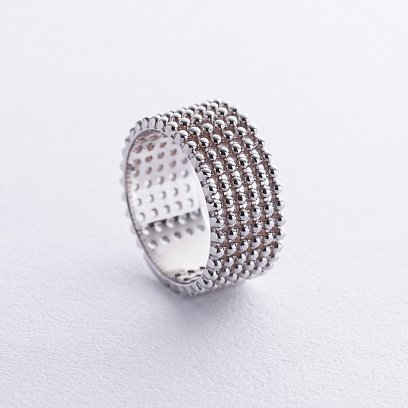 Кольцо "Рейчел" с шариками (белое золото) к07356