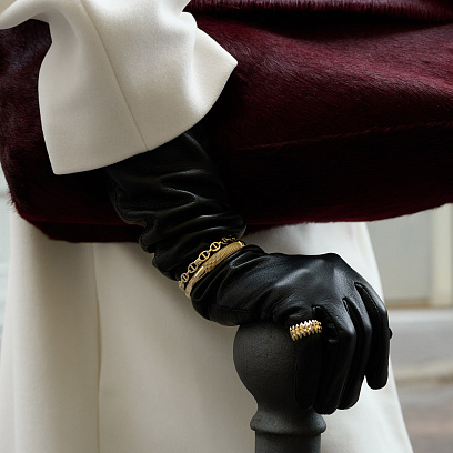 Каблучка "Pauline" у жовтому золоті к08339 №10