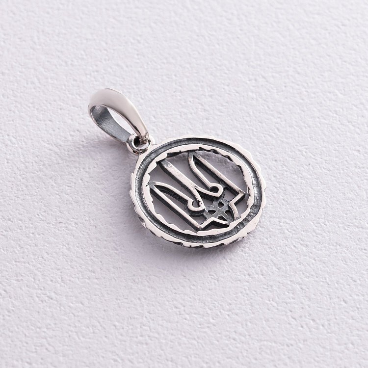 Срібний кулон "Герб України - Тризуб" 1060 від ювелірного магазину Онікс - 6