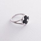 Серебряное кольцо "Клевер" 112270 от ювелирного магазина Оникс - 2