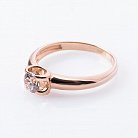 Золотое помолвочное кольцо с бриллиантом р0598к от ювелирного магазина Оникс - 2