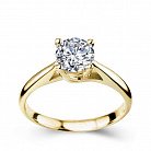 Золотое помолвочное кольцо с бриллиантом zbirderdl77 от ювелирного магазина Оникс - 6