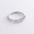 Кольцо в белом золоте с бриллиантами кб0488ca от ювелирного магазина Оникс - 3