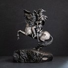 Серебряная фигура "Наполеон на коне" ручной работы 23099d от ювелирного магазина Оникс