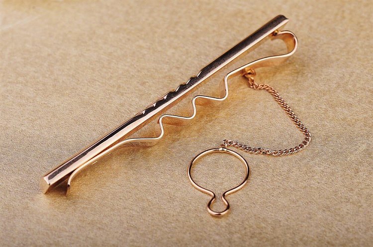 Затиск для краватки з візерунком заж00007н від ювелірного магазину Онікс - 2