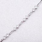 Срібний браслет з фіанітами 14898 от ювелирного магазина Оникс