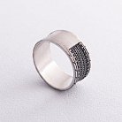 Серебряное текстурное кольцо 7017 от ювелирного магазина Оникс - 13