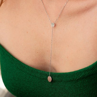 Золотое колье с монетками (возможна гравировка) кол01480 №3