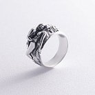 Серебряное кольцо "Тандем любви" 112702 от ювелирного магазина Оникс - 5