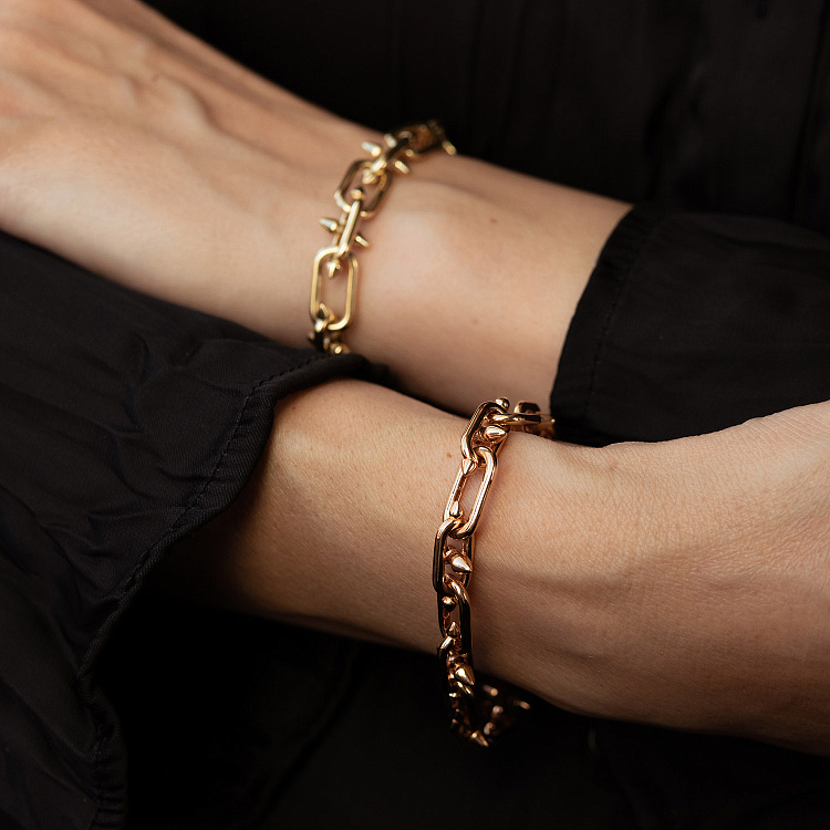 Браслет "Mikaela" у жовтому золоті б05776 від ювелірного магазину Онікс - 1