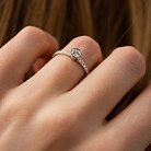 Помолвочное золотое кольцо с бриллиантами 218321121 от ювелирного магазина Оникс - 2