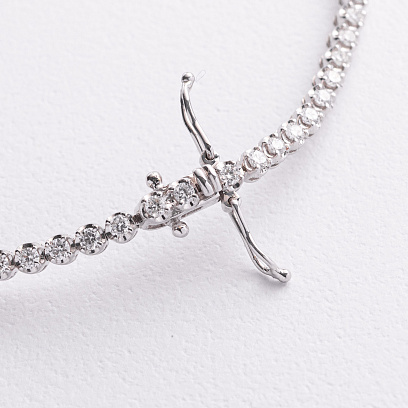 Браслет в белом золоте с бриллиантами бб0054ca №3