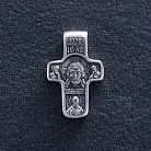 Серебряный крест "Спас Нерукотворный. Покров Божией Матери" 13090с от ювелирного магазина Оникс - 2