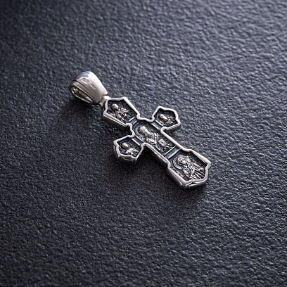 Православный крест "Распятие Христово. Св. Николай Чудотворец" 133080 №3