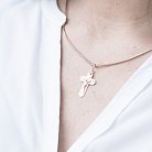 Золотой православный крестик п02346 от ювелирного магазина Оникс - 2