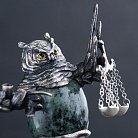 Серебряная фигура ручной работы "Сова Правосудия" 23175 от ювелирного магазина Оникс - 1