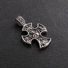 Серебряный крест "Иисус Христос Пантократор. Ангел Хранитель и Святые" 1937 от ювелирного магазина Оникс - 1