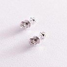Золоті сережки - пусети (діаманти) сб0132vi от ювелирного магазина Оникс - 3
