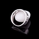 Эксклюзивное серебряное кольцо с фианитами (родий) 111727 от ювелирного магазина Оникс - 2