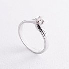 Помолвочное золотое кольцо с бриллиантом 22761521 от ювелирного магазина Оникс