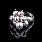 Серебряное кольцо "Цветок с шариков" 11693 от ювелирного магазина Оникс - 1