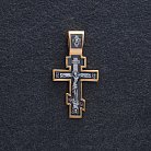 Православный крест "Распятие Христово" 132897 от ювелирного магазина Оникс - 4