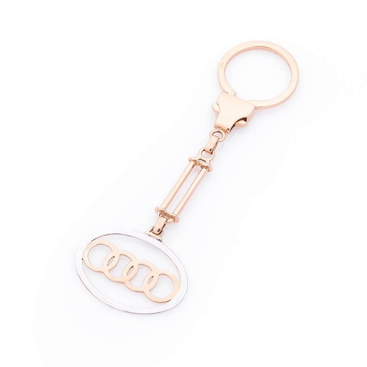 Золотой брелок "Audi" бр00001 от ювелирного магазина Оникс