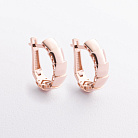 Золотые серьги "Змеи" с09647 от ювелирного магазина Оникс