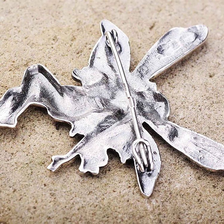 Срібна булавка "Фея" 16034 від ювелірного магазину Онікс - 1