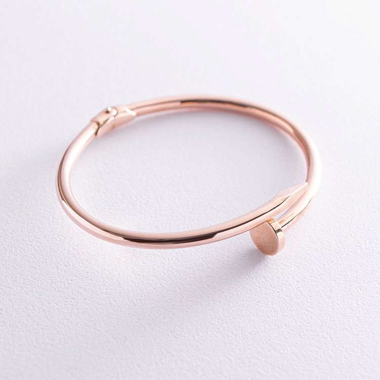 Браслет "Гвоздик" в красном золоте б04142 от ювелирного магазина Оникс