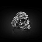 Серебряное кольцо "Череп" 112689 от ювелирного магазина Оникс