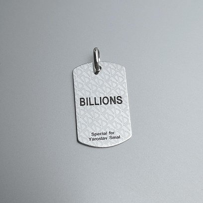 Серебряный жетон (большой) 133350 №3