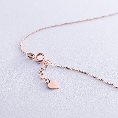 Кольє "Хлопчик" у червоному золоті (фіаніт) кол02199 №5