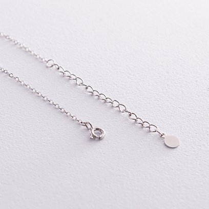 Срібне кольє "Сердечко" 181228 №5