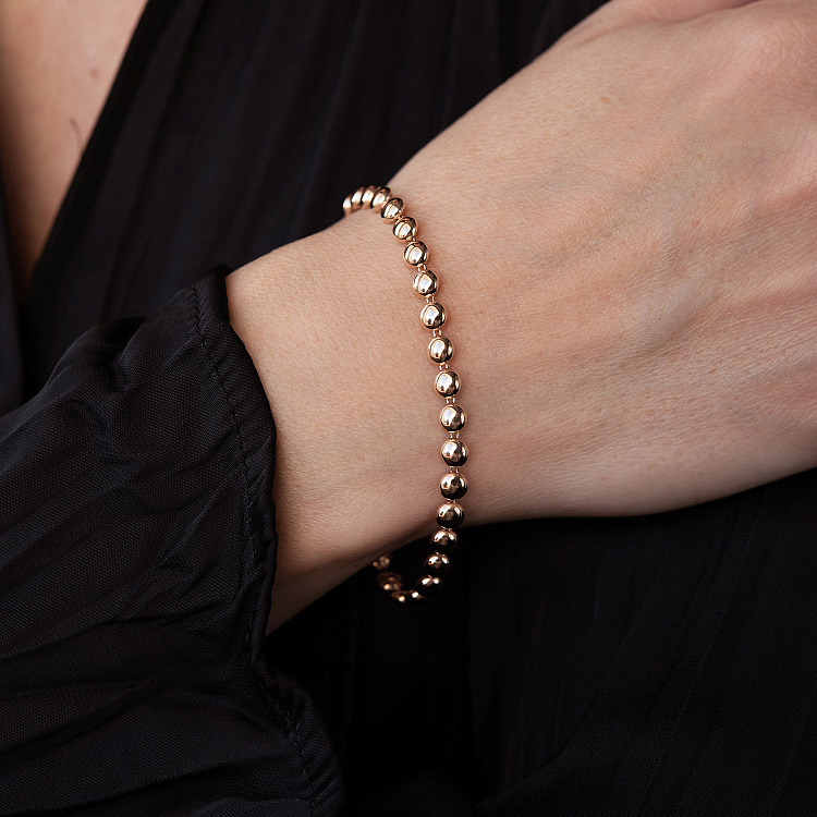 Браслет "Gloria" у червоному золоті б05779 від ювелірного магазину Онікс - 5