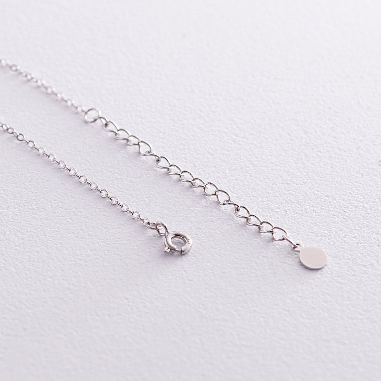 Срібне кольє "Сердечко" 181228 від ювелірного магазину Онікс - 4