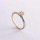 Помолвочное золотое кольцо с бриллиантом кб0408 от ювелирного магазина Оникс