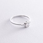 Кольцо с бриллиантами в белом золоте кб0340di-P от ювелирного магазина Оникс