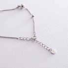 Срібний браслет "Сердечко з кульками" 141411 от ювелирного магазина Оникс - 2