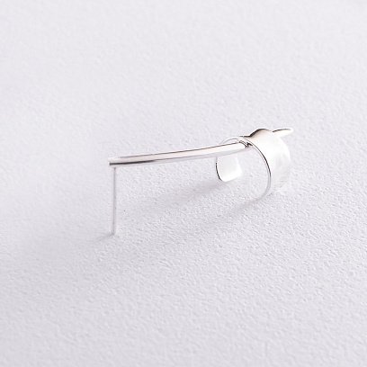 Серебряная каффа "Прикосновение" (на левое ушко) 122913л №5