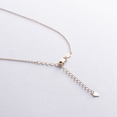 Кольє - ланцюжок у жовтому золоті кол02462 №5