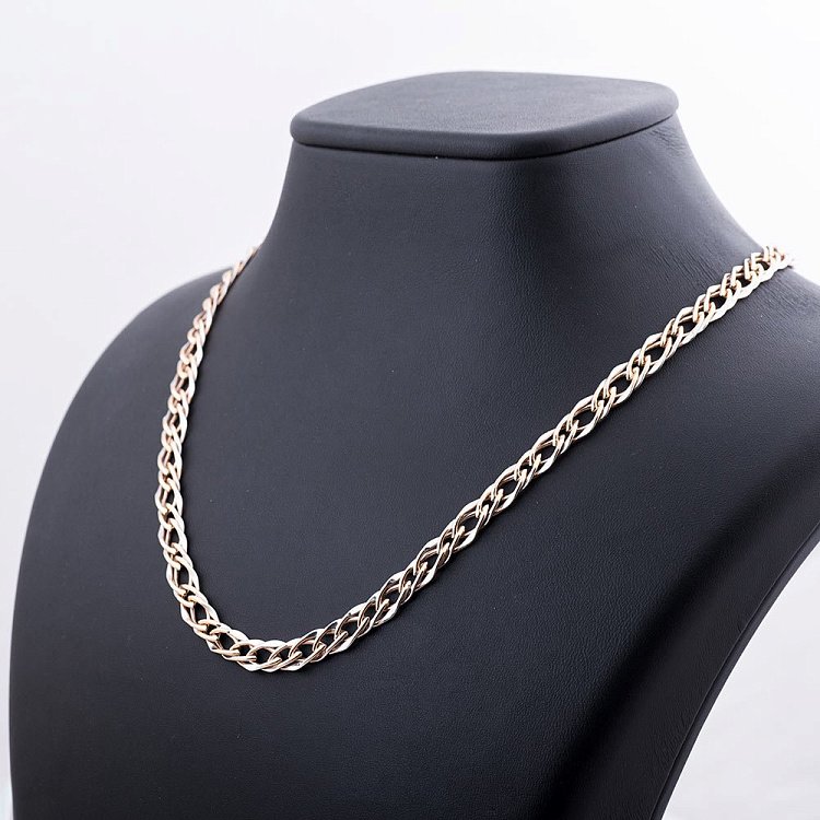 Ланцюжок із золота - Подвійний ромб (6 мм) ц00203-6 від ювелірного магазину Онікс - 2