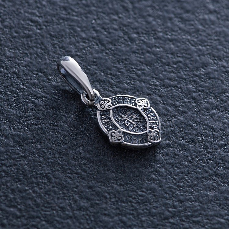 Срібна підвіска Божої Матері Казанської 131092 від ювелірного магазину Онікс - 1