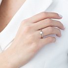 Помолвочное кольцо в белом золоте (бриллиант) кб0196nl от ювелирного магазина Оникс - 3