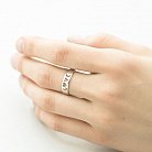 Срібний перстень "Love" 111718 от ювелирного магазина Оникс - 3