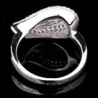Серебряное кольцо с фианитами 111415 от ювелирного магазина Оникс - 3